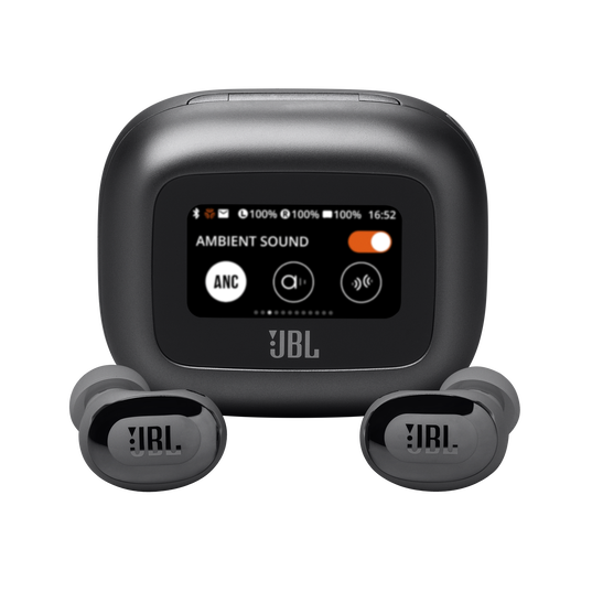 JBL Live Buds 3 - Black - True wireless noise-cancelling bud-type earbuds - Hero